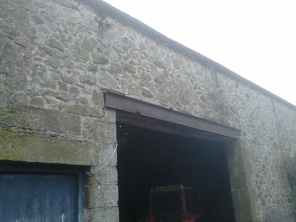 Barn lintels replaced